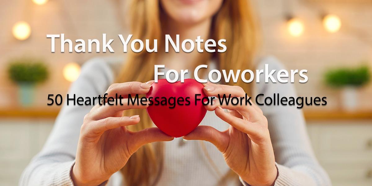 Thank You Messages For Colleagues And Appreciation Note 2023 | Images ...